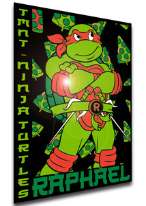 Poster Japanese Style - TMNT Teenage Mutant Ninja Turtles - Raphael LL3799 Poster Japanese Style - TMNT Teenage Mutant Ninja Turtles - Raphael LL3799