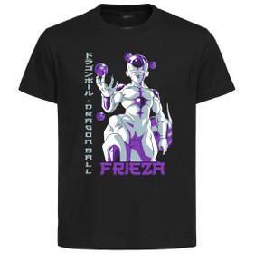T-Shirt Unisex Black Japanese Style - Dragon Ball - Frieza LL3786 T-Shirt Unisex Black Japanese Style - Dragon Ball - Frieza LL3786