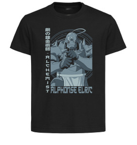 T-Shirt Unisex Black Japanese Style - Fullmetal Alchemist - Alphonse Elric - LL3770 T-Shirt Unisex Black Japanese Style - Fullmetal Alchemist - Alphonse Elric - LL3770