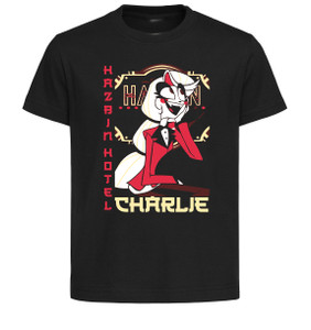 T-Shirt Unisex Black Japanese Style - Hazbin Hotel - Charlie - LL3763 T-Shirt Unisex Black Japanese Style - Hazbin Hotel - Charlie - LL3763