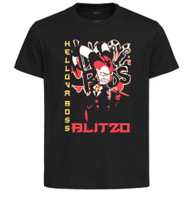 T-Shirt Unisex Black Japanese Style - Helluva Boss - Blitzo - LL3766 T-Shirt Unisex Black Japanese Style - Helluva Boss - Blitzo - LL3766