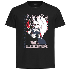 T-Shirt Unisex Black Japanese Style - Helluva Boss - Loona - LL3767 T-Shirt Unisex Black Japanese Style - Helluva Boss - Loona - LL3767