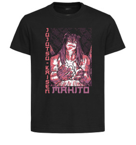 T-Shirt Unisex Black Japanese Style - Jujutsu Kaisen - Mahito LL3810