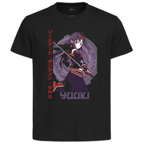 T-Shirt Unisex Black Japanese Style - Sword Art Online - Yuuki LL3834 T-Shirt Unisex Black Japanese Style - Sword Art Online - Yuuki LL3834