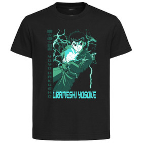 T-Shirt Unisex Black Japanese Style - Yuyu Hakusho - Yusuke Urameshi LL3787 T-Shirt Unisex Black Japanese Style - Yuyu Hakusho - Yusuke Urameshi LL3787