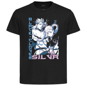 T-Shirt Unisex Black Japanese Style - Black Clover - Nozel & Noelle Silva SA1207 T-Shirt Unisex Black Japanese Style - Black Clover - Nozel & Noelle Silva SA1207