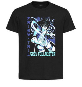 T-Shirt Unisex Black Japanese Style - Fairy Tail - Grey Fullbuster SA1214 T-Shirt Unisex Black Japanese Style - Fairy Tail - Grey Fullbuster SA1214