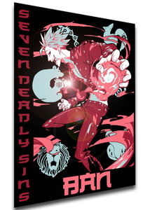 Poster Japanese Style - The Seven Deadly Sins - Ban LL3823 Poster Japanese Style - The Seven Deadly Sins - Ban LL3823
