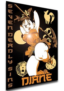 Poster Japanese Style - The Seven Deadly Sins - Diane LL3826 Poster Japanese Style - The Seven Deadly Sins - Diane LL3826
