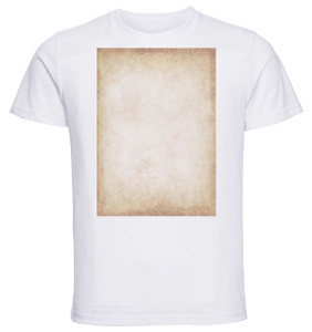 T-Shirt Unisex White Custom Scroll Wanted T-Shirt Unisex White Custom Scroll Wanted