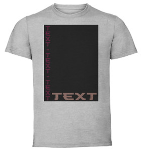 T-Shirt Unisex Grey Custom Japanese Style T-Shirt Unisex Grey Custom Japanese Style