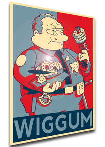 Poster Propaganda - The Simpsons - Chief Clancy Wiggum LL3881 Poster Propaganda - The Simpsons - Chief Clancy Wiggum LL3881