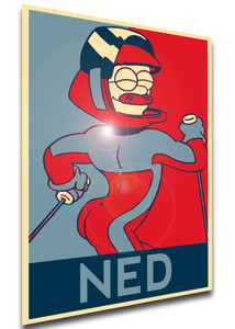 Poster Propaganda - The Simpsons - Stupid Sexy Flanders LL3885 Poster Propaganda - The Simpsons - Stupid Sexy Flanders LL3885