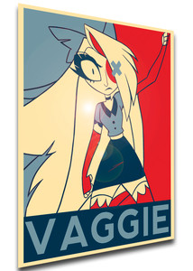 Poster Propaganda - Hazbin Hotel - Vaggie Variant 01 LL3913 Poster Propaganda - Hazbin Hotel - Vaggie Variant 01 LL3913