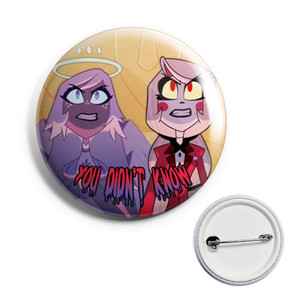 Spilla pin spilla 38mm - Hazbin Hotel - You Didn't Know
