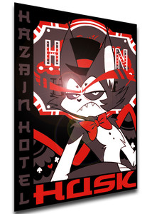 Poster Japanese Style - Hazbin Hotel - Husk - SA1235 Poster Japanese Style - Hazbin Hotel - Husk - SA1235