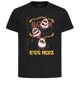 T-Shirt Unisex Black Japanese Style - Hazbin Hotel - Egg Boiz - SA1239 T-Shirt Unisex Black Japanese Style - Hazbin Hotel - Egg Boiz - SA1239