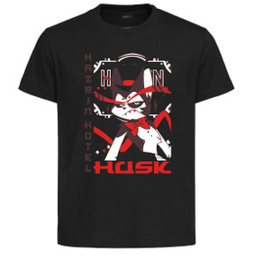 T-Shirt Unisex Black Japanese Style - Hazbin Hotel - Husk - SA1235 T-Shirt Unisex Black Japanese Style - Hazbin Hotel - Husk - SA1235