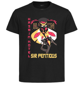 T-Shirt Unisex Black Japanese Style - Hazbin Hotel - Sir Pentious - SA1242 T-Shirt Unisex Black Japanese Style - Hazbin Hotel - Sir Pentious - SA1242