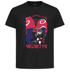 T-Shirt Unisex Black Japanese Style - Hazbin Hotel - Velvette - SA1244 T-Shirt Unisex Black Japanese Style - Hazbin Hotel - Velvette - SA1244