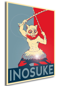 Poster - Propaganda - Demon slayer - Kimetsu No Yaiba - Inosuke Poster - Propaganda - Demon slayer - Kimetsu No Yaiba - Inosuke