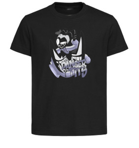 T-Shirt Unisex Black  Fanmerch Eke.Des -  Hazbin Hotel - Lute - Danger Tits