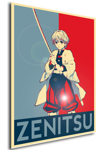 Poster - Propaganda - Demon slayer - Kimetsu No Yaiba - Zenitsu Poster - Propaganda - Demon slayer - Kimetsu No Yaiba - Zenitsu