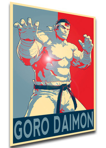 Poster Propaganda - The King Of Fighters - Goro Daimon LL3947 Poster Propaganda - The King Of Fighters - Goro Daimon LL3947