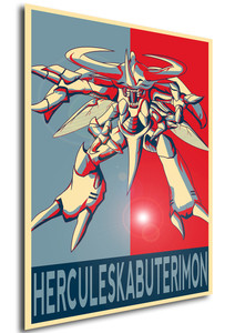 Poster - Propaganda - Digimon - Hercules Kabuterimon