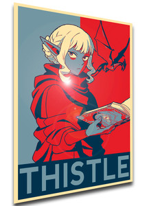 Poster Propaganda - Delicious in Dungeon - Lunatic Magician Thistle LL3970