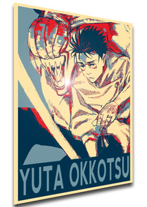 Poster Propaganda - Jujutsu Kaisen - Yuta Okkotsu & Rika LL4000 Poster Propaganda - Jujutsu Kaisen - Yuta Okkotsu & Rika LL4000