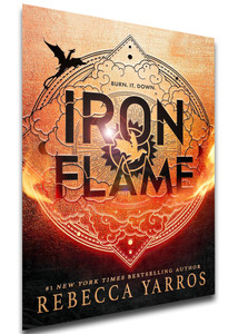 Poster SA1346 Book Cover Art - Iron Flame Poster SA1346 Book Cover Art - Iron Flame