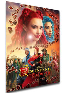 Poster Locandina Film - Descendants The Rise of Red - SA1329