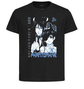 T-Shirt Unisex Black Japanese Style - Black Butler Kuroshitsuji - Sebastian Michaelis and Ciel Phantomhive - SA1276 T-Shirt Unisex Black Japanese Style - Black Butler Kuroshitsuji - Sebastian Michaelis and Ciel Phantomhive - SA1276