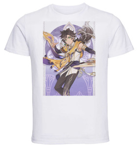 T-Shirt Unisex White Videogame - Genshin Impact - Sethos T-Shirt Unisex White Videogame - Genshin Impact - Sethos