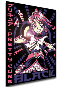 Poster Japanese Style - Pretty Cure - Cure Black LL4033 Poster Japanese Style - Pretty Cure - Cure Black LL4033