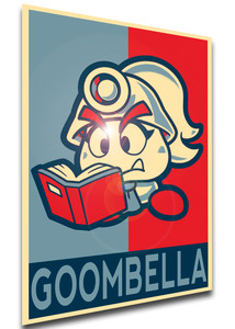 Poster Propaganda - Paper Mario 1000 Year Door - Goombella LL4038 Poster Propaganda - Paper Mario 1000 Year Door - Goombella LL4038