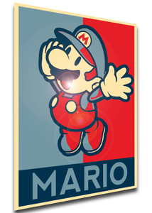Poster Propaganda - Paper Mario 1000 Year Door - Mario LL4049 Poster Propaganda - Paper Mario 1000 Year Door - Mario LL4049