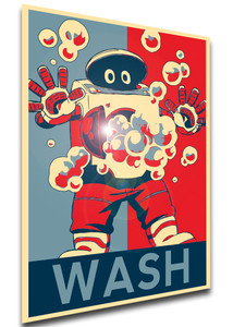 Poster Propaganda - My Hero Academia - Wash LL4066