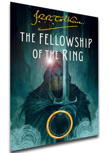 Poster SA1518 Book Cover Art - the lord of the rings - The fellowship of the ring 01 Poster SA1518 Book Cover Art - the lord of the rings - The fellowship of the ring 01