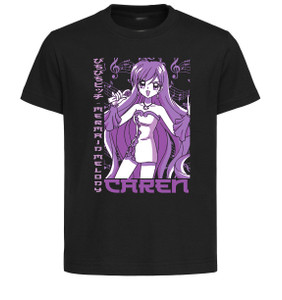 T-Shirt Unisex Black Japanese Style - Mermaid Melody - Caren LL4029 T-Shirt Unisex Black Japanese Style - Mermaid Melody - Caren LL4029