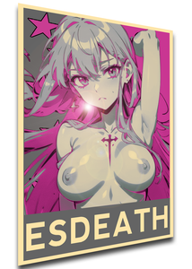 Poster Propaganda Glam - Akame Ga Kill - Esdeath - Hentai Ecchi Erotic - LE0081 Poster Propaganda Glam - Akame Ga Kill - Esdeath - Hentai Ecchi Erotic - LE0081