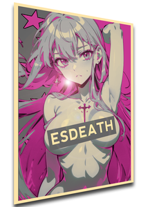 Poster Propaganda Glam - Akame Ga Kill - Esdeath Variant - Hentai Ecchi Erotic - LE0082 Poster Propaganda Glam - Akame Ga Kill - Esdeath Variant - Hentai Ecchi Erotic - LE0082
