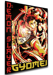Poster Japanese Style - Demon Slayer - Gyomei Himejima - LL4134 Poster Japanese Style - Demon Slayer - Gyomei Himejima - LL4134