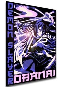 Poster Japanese Style - Demon Slayer - Obanai Iguro - LL4132 Poster Japanese Style - Demon Slayer - Obanai Iguro - LL4132