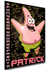 Poster Japanese Style - Spongebob Squarepants - Patrick Star LL4139