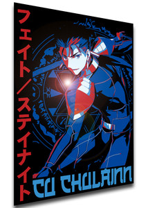 Poster Japanese Style - Fate Stay Night - Lancer Cu Chulainn LL4205