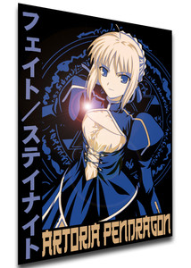 Poster Japanese Style - Fate Stay Night - Saber Artoria Pendragon LL4202 Poster Japanese Style - Fate Stay Night - Saber Artoria Pendragon LL4202
