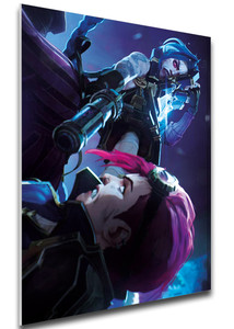 Forex Panel A4 Serie Tv Arcane Jinx vs Vi