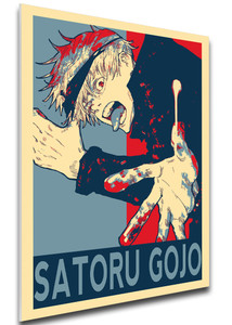 Forex Panel A4 Propaganda Jujutsu Kaisen Satoru Gojo Variant 01 SA0664 Forex Panel A4 Propaganda Jujutsu Kaisen Satoru Gojo Variant 01 SA0664